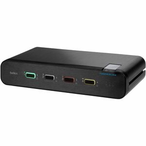 Belkin Universal 2nd Gen Secure KVM Switch, 4-Port Dual Head w/ CAC