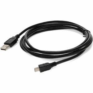 AddOn 6ft USB 2.0 (A) Male to Mini-USB 2.0 (B) Male Black Cable