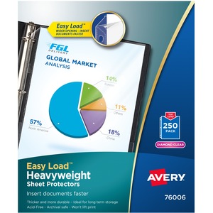 Sheet Protectors,Poly,F/8-1/2X11 Sht,6Bx/Ct, Cl
