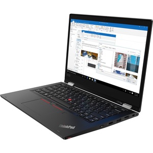 Lenovo ThinkPad L13 Yoga 20R50029US 13.3" Touchscreen Convertible 2 in 1 Notebook - Full HD - 1920 x 1080 - Intel Core i7 10th Gen i7-10610U Quad-core (4 Core) 1.80 GHz - 16 GB Total RAM - 512 GB SSD - Glossy Black