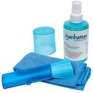 Manhattan LCD Cleaning Kit (6.75 ounces) with Microfiber Cloth and Retractable Brush