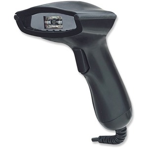 Manhattan 2D Handheld Barcode Scanner, USB, 430mm Scan Depth, Cable 1.5m, Max Ambient Light 100,000 lux (sunlight), Black, Three Year Warranty, Box