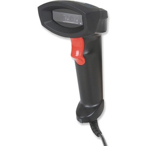 Manhattan Linear CCD Handheld Barcode Scanner, USB, 500mm Scan Depth, IP54 rating, Cable length 1.5m, Max Ambient Light 100,000 lux (sunlight), Black, Three Year Warranty, Box