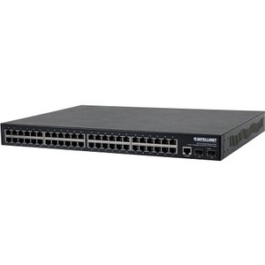 Intellinet 48-Port Gigabit Ethernet PoE+ Layer2+ Managed Switch with 10 GbE Uplink