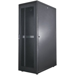 Intellinet Network Cabinet, Free Standing (Standard), 42U, 1000mm Deep (600mm Wide), Black, Flatpack, Max 1500kg, Server Rack, 19" , Steel, Multi-Point Door Lock, One Lock Per Side Panel, Three Year Warranty