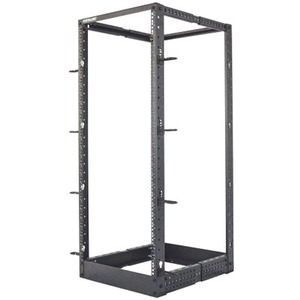 Intellinet Network Rack, Open Frame (4-Post), 26U, Black, Flatpack, Max 360kg, 19" , Three Year Warranty