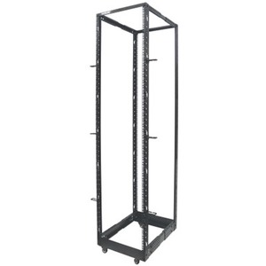 Intellinet Network Rack, Open Frame (4-Post), 45U, Black, Flatpack, Max 360kg, 19" , Three Year Warranty