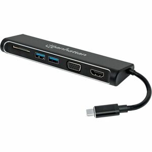 Manhattan SuperSpeed USB-C to HDMI/VGA 4-in-1 Docking Converter