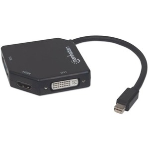 Manhattan 3-in-1 4K Mini DisplayPort Adapter