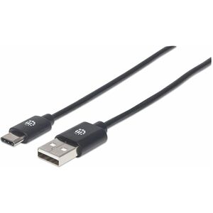 Manhattan Hi-Speed USB 2.0 Type-C to Type-A Device Cable - 6'