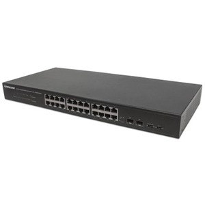 Intellinet 24-Port Gigabit Ethernet Switch with 10 GbE Uplink