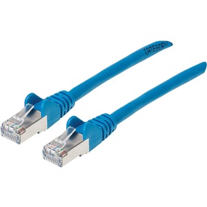 Intellinet Cat6a S/FTP Patch Cable, 1 ft., Blue