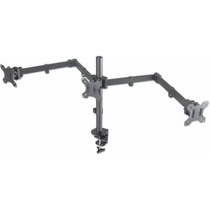 Manhattan 461658 Mounting Arm for LCD Monitor, Display, Monitor - Black
