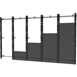 Peerless-AV SEAMLESS Kitted DS-LEDLSCB-8X8 Wall Mount for LED Display, Video Wall - Black, Silver