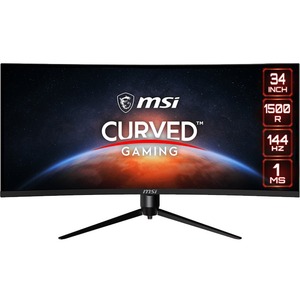 MSI Optix OPTIXMAG342CQR 34" UW-QHD Curved Screen Gaming LCD Monitor - 21:9