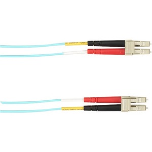 Black Box OS2 9/125 Singlemode Fiber Optic Patch Cable OFNR PVC LCLC AQ 15M