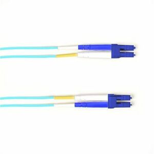 Black Box OS2 9/125 Singlemode Fiber Optic Patch Cable OFNR PVC LC-LC AQ 3M