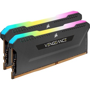 Corsair Vengeance RGB Pro SL 32GB (2 x 16GB) DDR4 DRAM 3200MHz C16 Memory Kit - Black