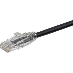 Axiom 8FT CAT6 UTP 550mhz Patch Cable Clear Snagless Boot (Black) - TAA Compliant