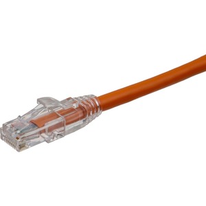 Axiom 9FT CAT6 UTP 550mhz Patch Cable Clear Snagless Boot (Orange) - TAA Compliant