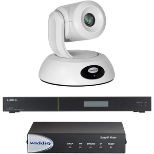 Vaddio EasyIP 20 Video Conferencing Mixer Kit with IP PTZ Camera - White