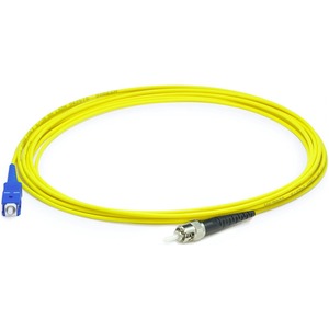 AddOn 9m SC (Male) to ST (Male) Straight Yellow OS2 Simplex LSZH Fiber Patch Cable