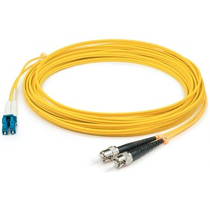 AddOn 85m LC (Male) to ST (Male) Straight Yellow OS2 Duplex LSZH Fiber Patch Cable