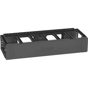 Panduit PatchRunner™2 Horizontal Single Sided Manager, 2RU, Black