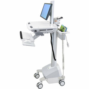 Ergotron StyleView EMR Cart with LCD Pivot, LiFe Powered