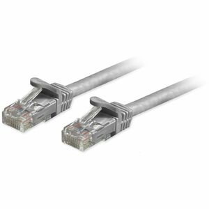 Comprehensive Cat6a Unshielded (UTP) Snagless Ethernet Patch Cable Grey 15ft