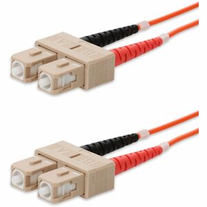 AddOn 2m SC (Male) to SC (Male) Orange OM4 Duplex OFNR (Riser-Rated) Fiber Patch Cable