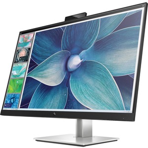 HP E27d G4 27" Webcam WQHD LCD Monitor - 16:9 - Black, Silver