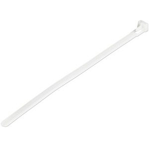 4XEM 100 Pack 5" Reusable Cable Ties - White Medium Nylon/Plastic Zip Tie