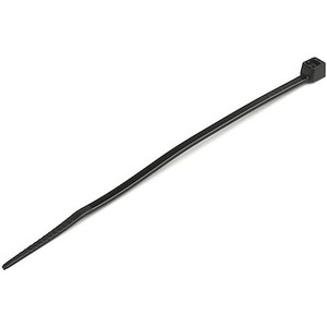 4XEM 1000 Pack 6" Cable Ties - Black Medium Nylon/Plastic Zip Tie