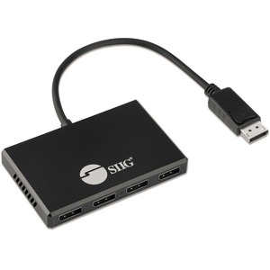SIIG 8K 1x4 DisplayPort 1.4 to DisplayPort MST Hub Splitter