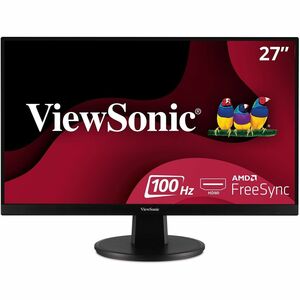 ViewSonic VA2747-MH 27 Inch Full HD 1080p Monitor with Ultra-Thin Bezel, AMD FreeSync, 75Hz, Eye Care, and HDMI, VGA Inputs for Home and Office