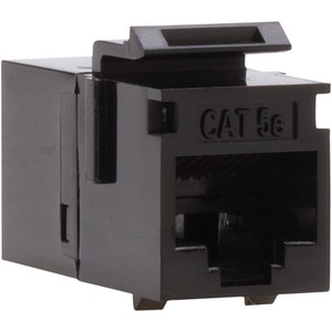 Platinum Tools Keystone Coupler, Cat5e, Black