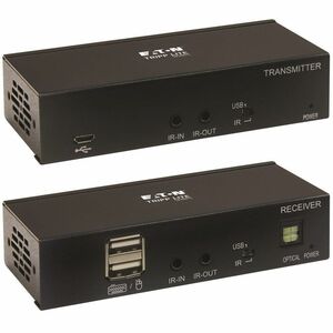 Tripp Lite HDMI Over Cat6 Extender Kit w KVM Support 4K60Hz USB/IR PoC TAA