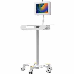 CTA Digital Medical Grade Anti-Microbial Floor Stand with Paragon Premium Locking Enclosure