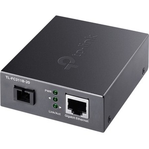 TP-Link TL-FC311B-20 - Gigabit WDM SFP to RJ45 Fiber Media Converter