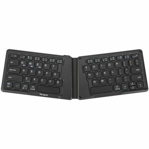 Targus Ergonomic Foldable Bluetooth Antimicrobial Keyboard