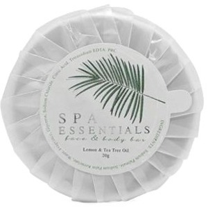 Spa Essentials Face & Body Bar (Pleat Wrap) 0.7 Oz/20 G. 500Pcs/Case