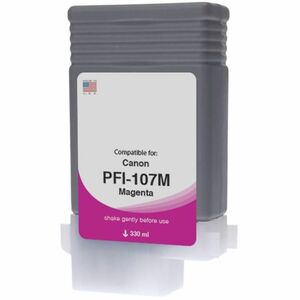 WF Non-OEM New Magenta Wide Format Ink Cartridge for Canon PFI-107 (6707B001AA)