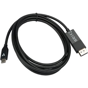 V7 USB-C Male to DisplayPort 1.2 Male 21.6 Gbps 4K UHD