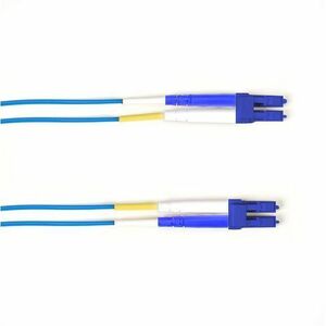 Black Box OS2 9/125 Singlemode Fiber Optic Patch Cable OFNR PVC LC-LC BL 3M