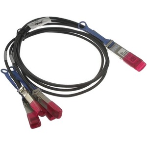 Dell Networking Cable, 40GbE QSFP+ to 4x10GbE SFP+ Passive Copper, Breakout, 7 meter
