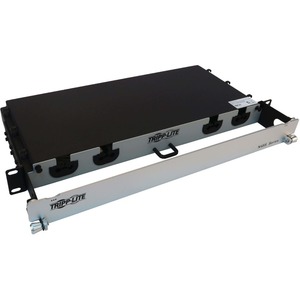 Tripp Lite Preloaded Fiber Panel, 1U - 2x (12F MTP/MPO-APC to 4x LC Duplex