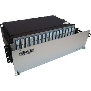 Tripp Lite Preloaded Fiber Panel 3U 64x12F MTP/MPO-APC 4xLC F/F OS2 SMF 3M