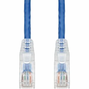 AddOn 8ft Blue CAT6 PVC Ethernet Cable Snagless Easy Clear Boot TAA RJ-45 M/M CAT 6