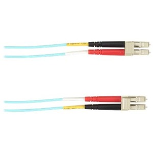 Black Box Colored Fiber OS2 9/125 Singlemode Fiber Optic Patch Cable - OFNR PVC